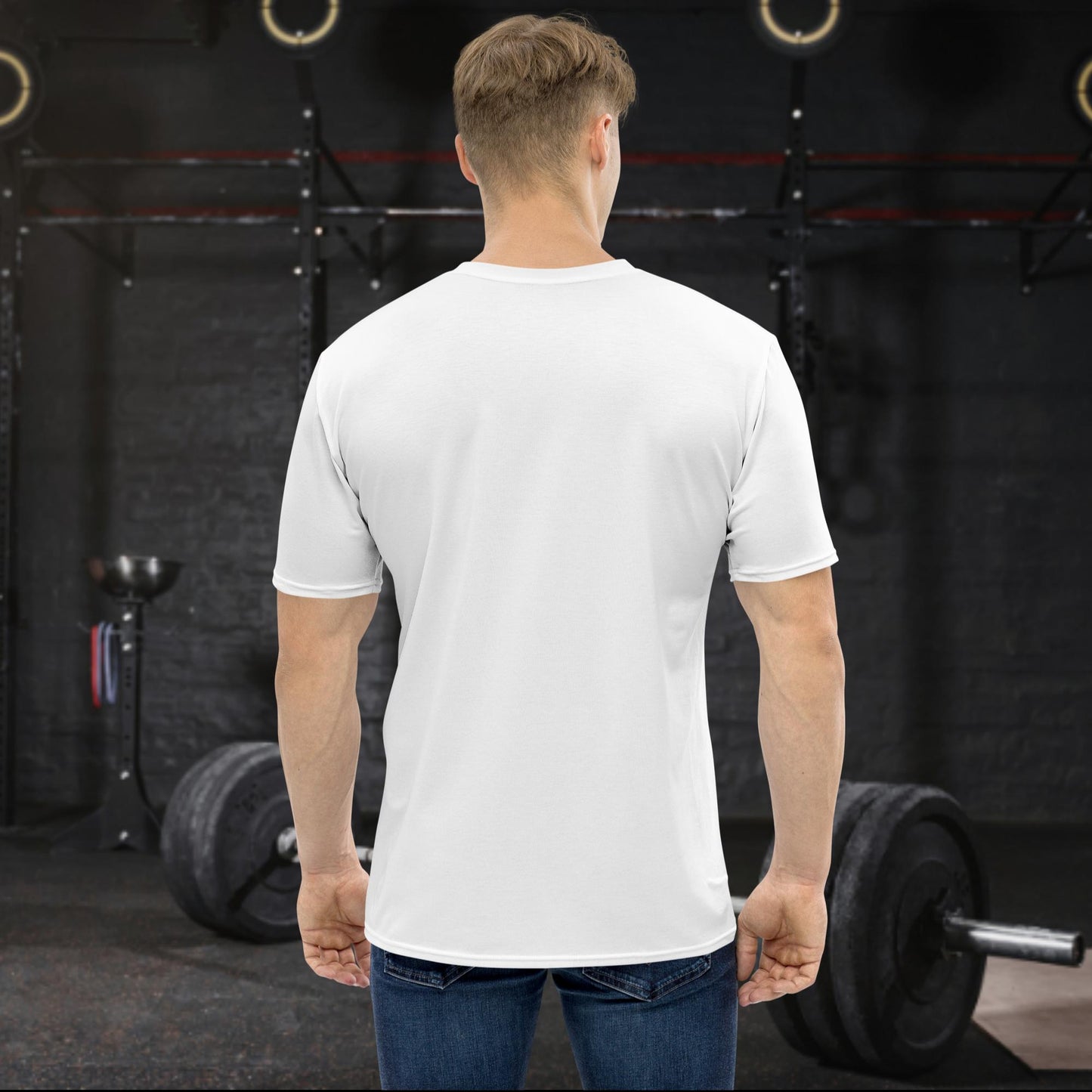 Adaptive Men's Simple White Athletic Tee