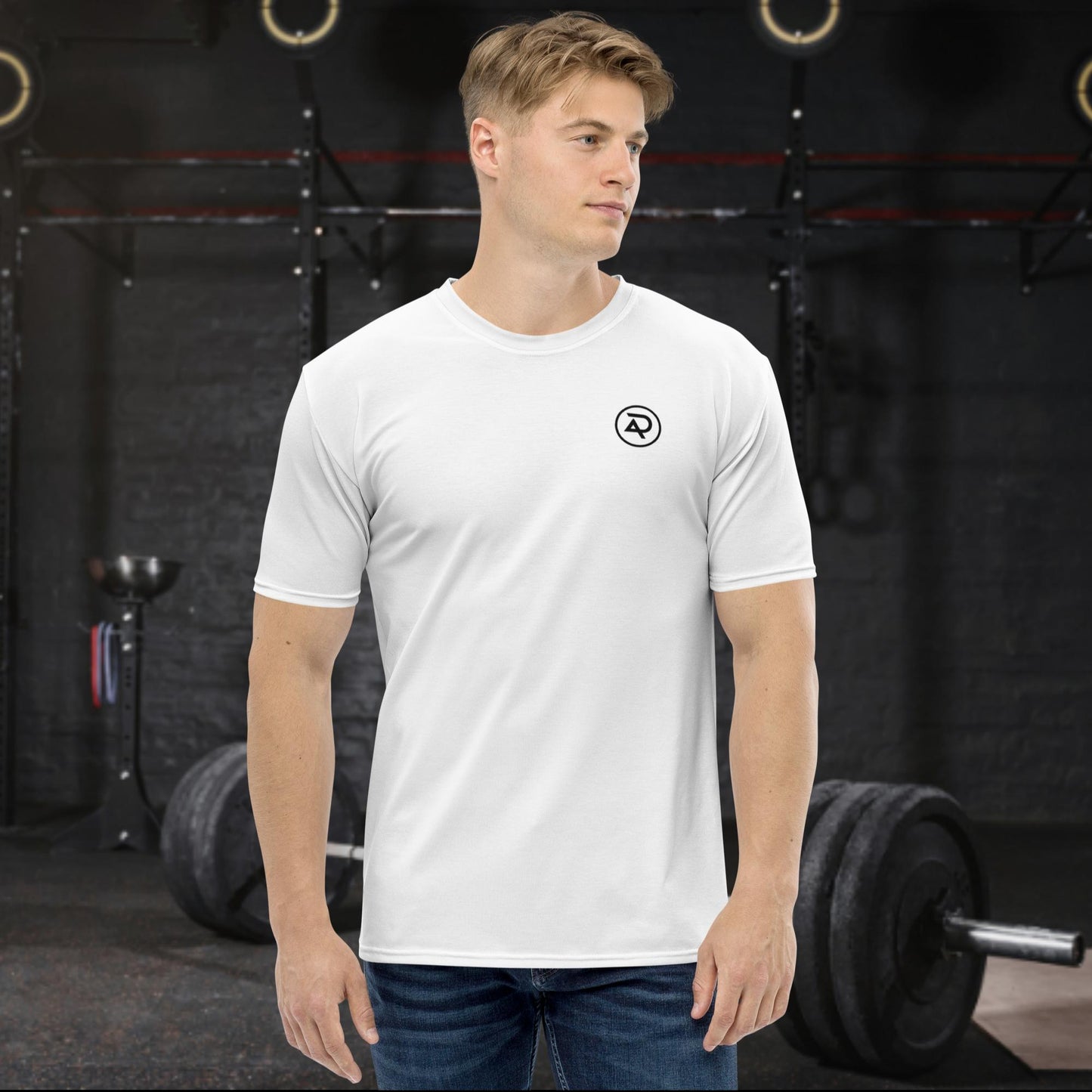 Adaptive Men's Simple White Athletic Tee