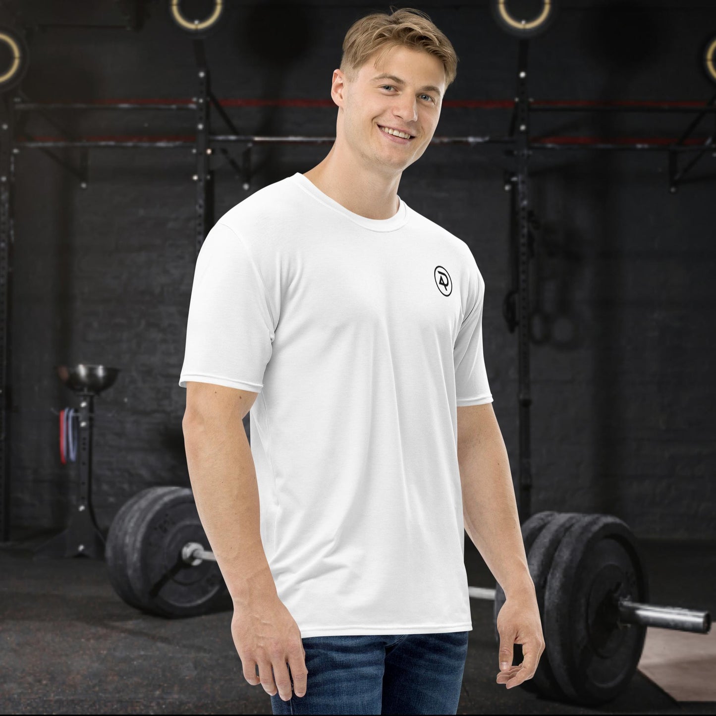 Adaptive Men's Simple White Athletic Tee