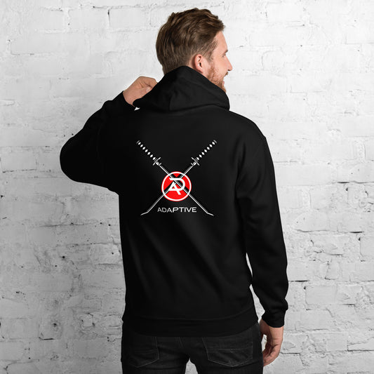 Adaptive Unisex Hoodie: Samurai Swords