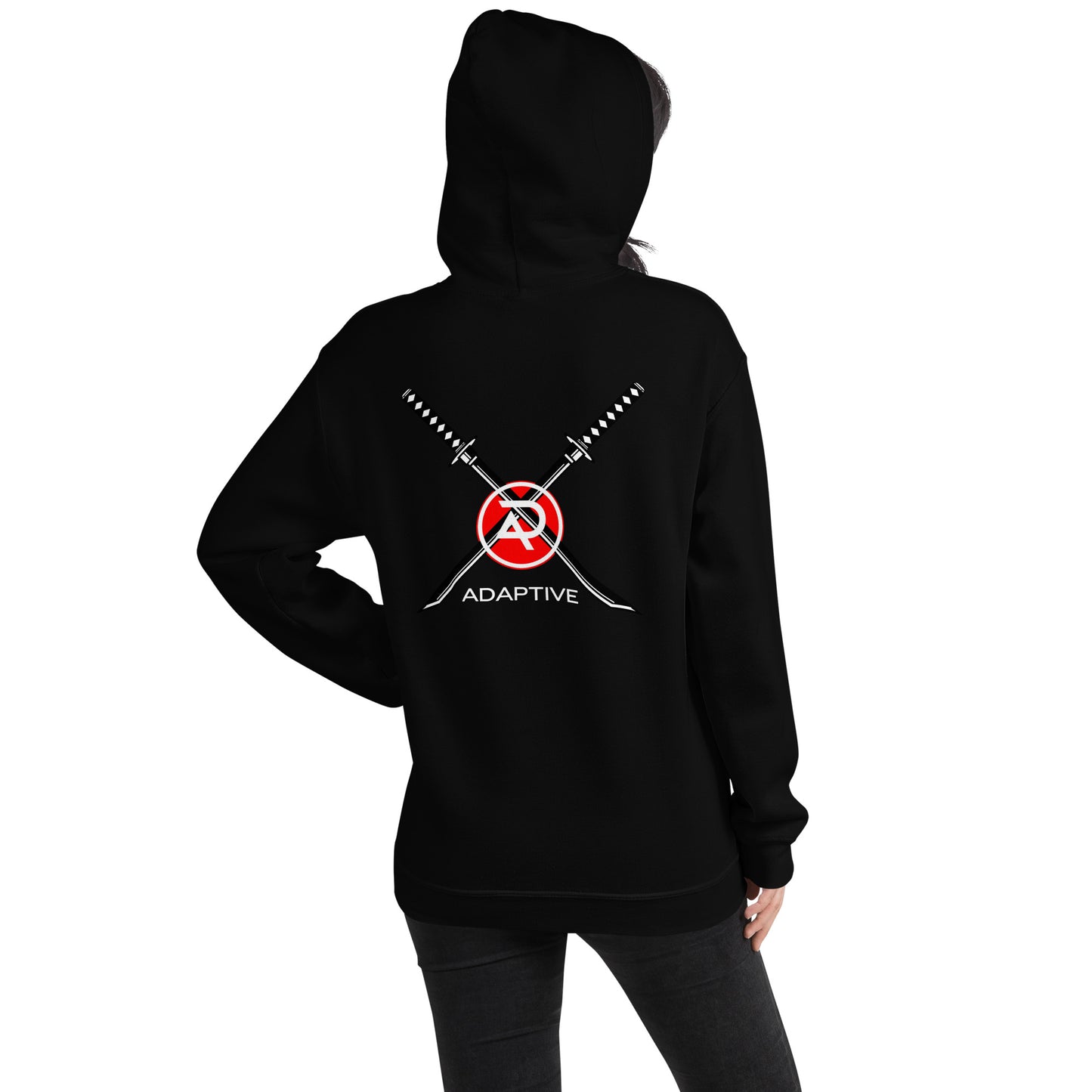 Adaptive Unisex Hoodie: Samurai Swords